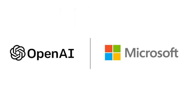 TechDogs-"Alt Text: An Image Showing OpenAI And Microsoft Logos Highlighting Their Partnership"